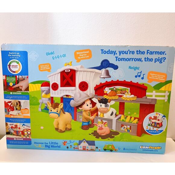 NEW! Little People Kids Learning Toy Caring For Animals Farm Electronic Playset - Picture 7 of 8